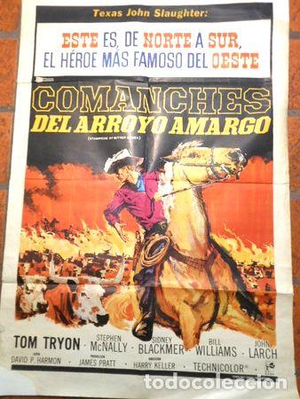 Cine: afiche de cine comanches del arroyo amargo cod 342 - Foto 1