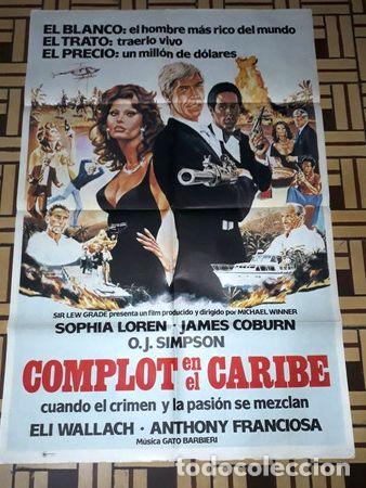 Kino: complot en el caribe afiche sloren j coburn 1078