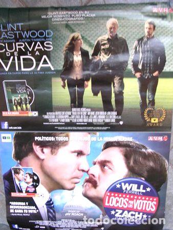 Kino: poster pelicula curvas de la vida y locos x votos xcaballito