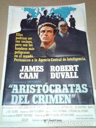 Kino: afiche de cine aristocratas del crimen j caan r duvall 467