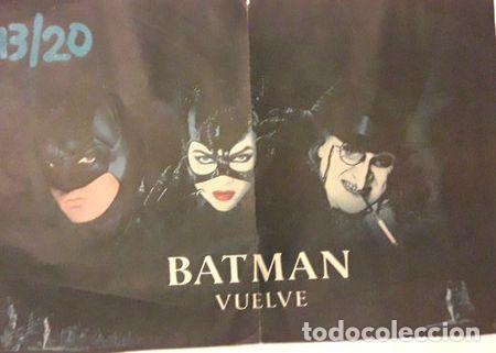 Kino: batman vuelve posters 55cm x 37cm revista 1320 anos 90s