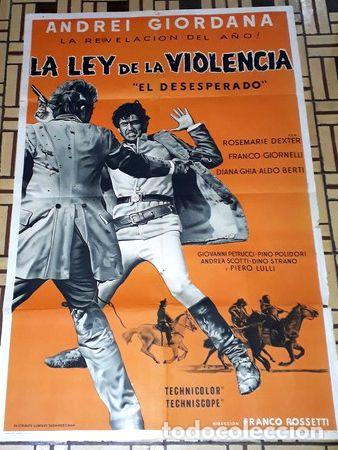 Cinema: la ley de la violencia afiche andrei giordana 193