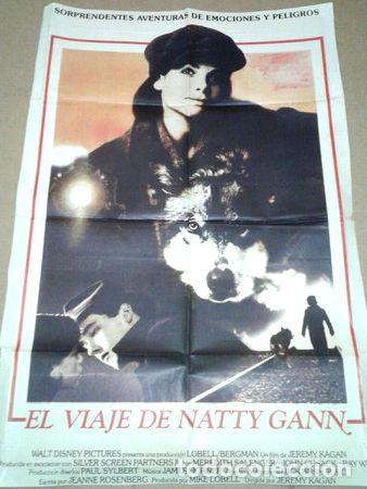 Cinema: el viaje de natty gann afiche walt disney 493