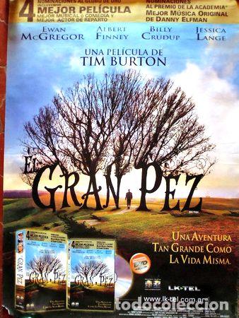 Kino: poster original video el gran pez 2003 big fish
