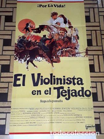 Kino: el violinista en el tejado afiche topol ncrane lfrey b3