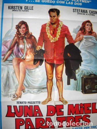 Kino: afiche cine luna de miel para tres letto per tre cine italia