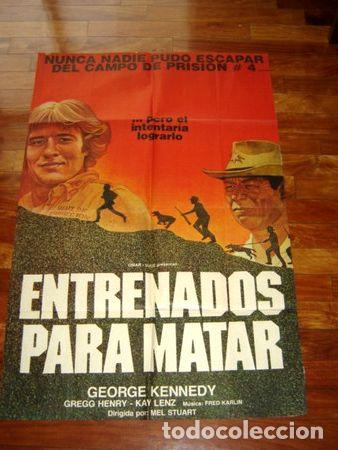 Kino: afiche de cine entrenados para matar george kennedy stuart