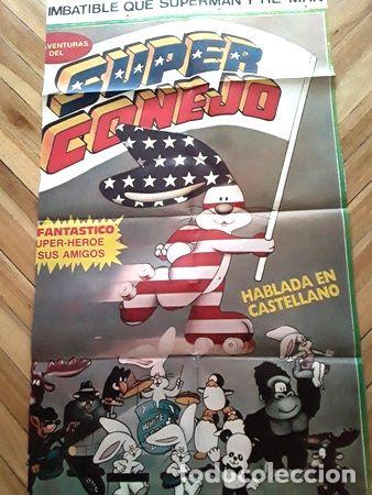 Kino: afiche cine las aventuras del super conejo dibujitos animado