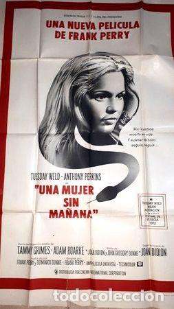 Kino: antiguo afiche de la pelicula una mujer sin manana n 110