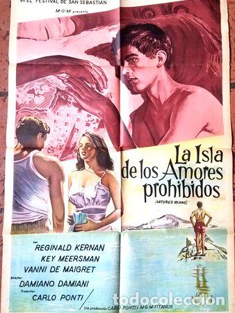 Kino: la isla de los amores prohibidos afiche original 60s