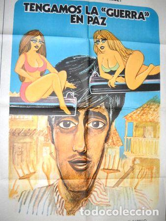 Kino: afiche cine tengamos la guerra en paz eugenio martin destape