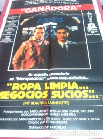 Kino: afiche de cine ropa limpia negocios sucios 612