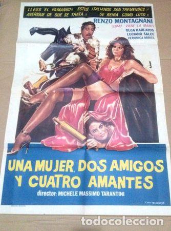 Kino: una mujer dos amigos y cuatro amantes afiche tarantini 588