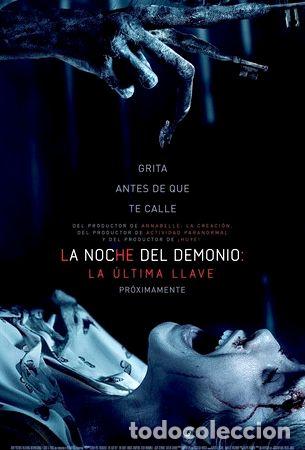 Kino: poster original cine la noche del demonio la ultima llave