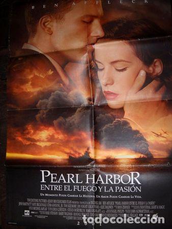 Cinema: afiche cine pearl harbor ben affleck romance belico