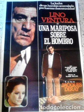 Cinema: lino ventura afiche una mariposa sobre el hombro