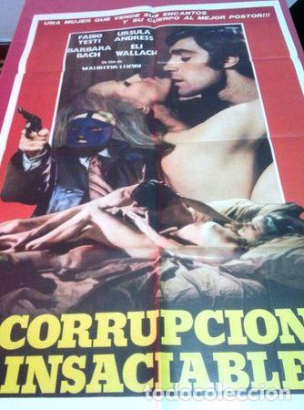 Kino: afiche de cine corrupcion insaciable c626