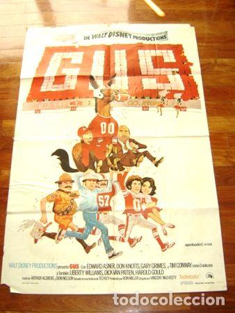 Kino: afiche gus argentina movie poster 1976 walt disney