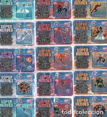 Kino: lote 23 calcos comic marvel ano 2004