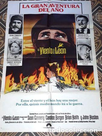 Cinema: el viento y el leon afiche sean connery jhuston 23178