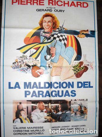 Kino: afiche cine la maldicion del paraguas pierre richard frances