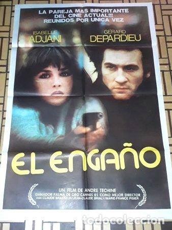 Kino: el engano afiche isabelle adjani gerard depardieu 23129