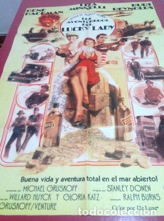 Kino: afiche de cine los aventureros del lucky lady 605