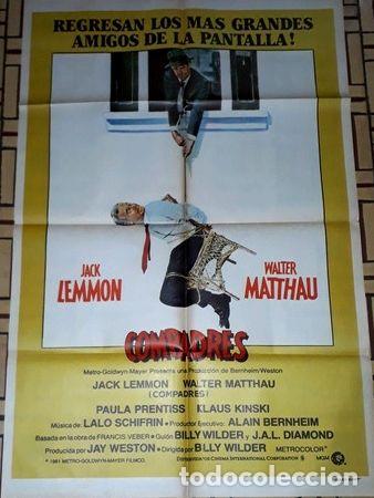 Kino: compadres afiche jack lemmon walter matthau f33