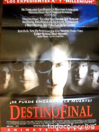 Cine: afiche cine destino final devon sawa terror adolescentes - Foto 1