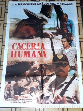 Kino: caceria humana afiche jewayne rharmstorf hsilva 1052