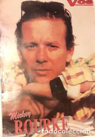 Kino: mickey rourke posters revista vos 40cm x 27cm anos 90s