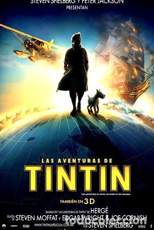 Kino: poster original cine las aventuras de tintin motivo 1