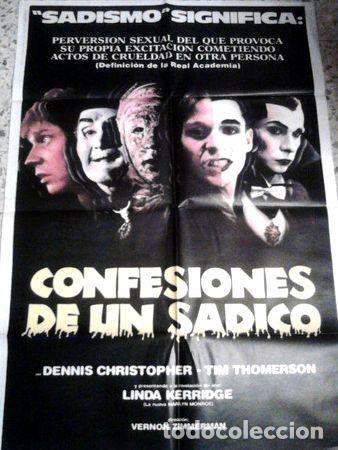 Kino: afiche confesiones de un sadico