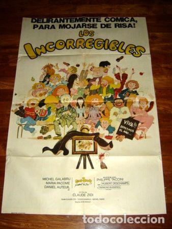 Kino: afiche de cine los incorregibles daniel auteuil claude zidi