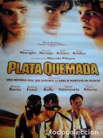 Cine: afiche plata quemada - Foto 1