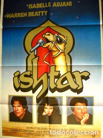Kino: afiche cine ishtar dustin hoffman isabelle adjani warren bea