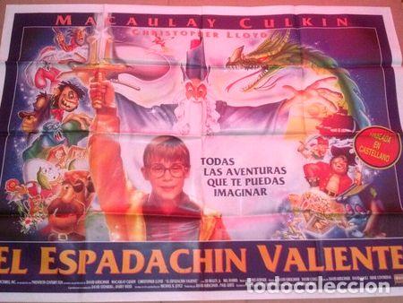 Kino: afiche de cine el espadachin valiente m culkin doble 517