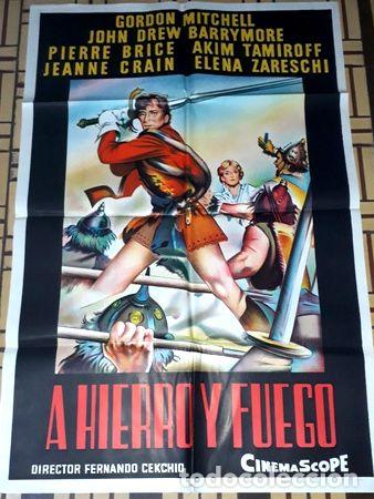 Kino: a hierro y fuego afiche gordon mitchell barrymore 863