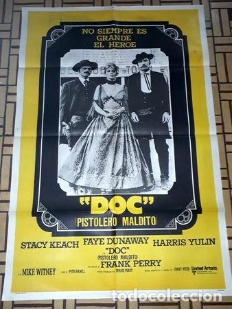 Kino: doc pistolero maldito afiche skeach fdunaway fperry 1086