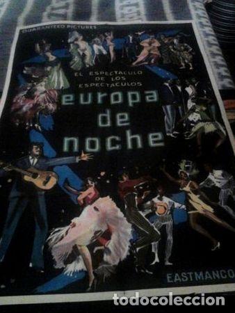 Kino: afiche europa de noche original 1958