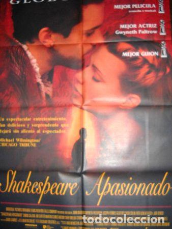 Kino: afiche cine shakespare apasionado cine romantico