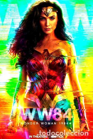 Cine: posters wonder woman 1984 cine peliculas 45x30 combo 10x