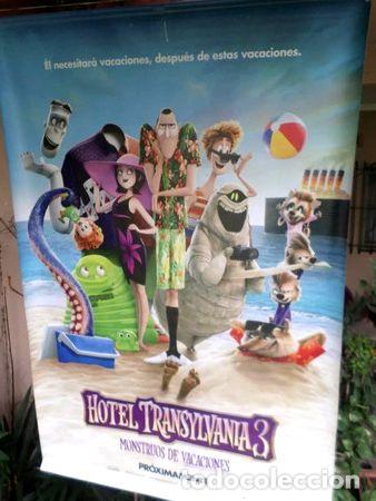 Cinema: banner cine afiche hotel transylvania 3 personajes