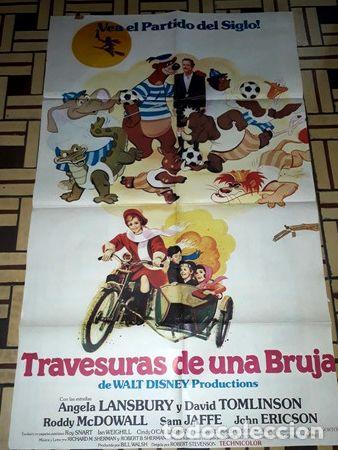 Cinema: travesuras de una bruja afiche walt disney rmcdowall 648