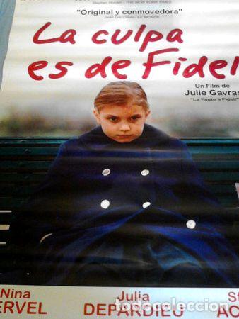 Kino: afiche de cine la culpa es de fidel