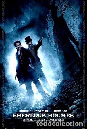 Kino: poster original cine sherlock holmes 2