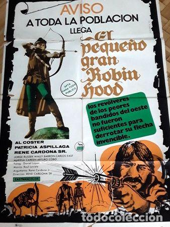Kino: afiche cine el pequeno gran robin hood rene cardona mexico
