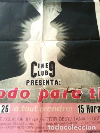 Kino: afiche de cine pelicula todo para ti