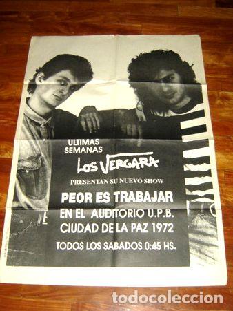 Kino: afiche original los vergara hermanos korol diego korol humor