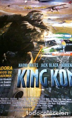 Cine: afiche de cine king kong ano 2005 1 por 70 cm
